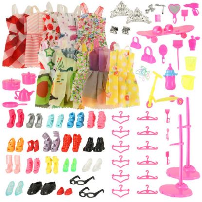 Image de Ensemble de vêtements et accessoires pour poupée