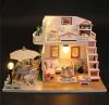 Image de Kit de maison de poupée en bois avec LED