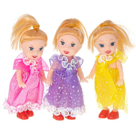 Image de Ensemble de poupées de maison de poupée de 10 cm (3 pièces)