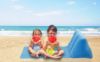 Obrazek Nadmuchiwany niebieski leżak plażowy