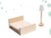 Image de Maison de poupée en bois LED Boho